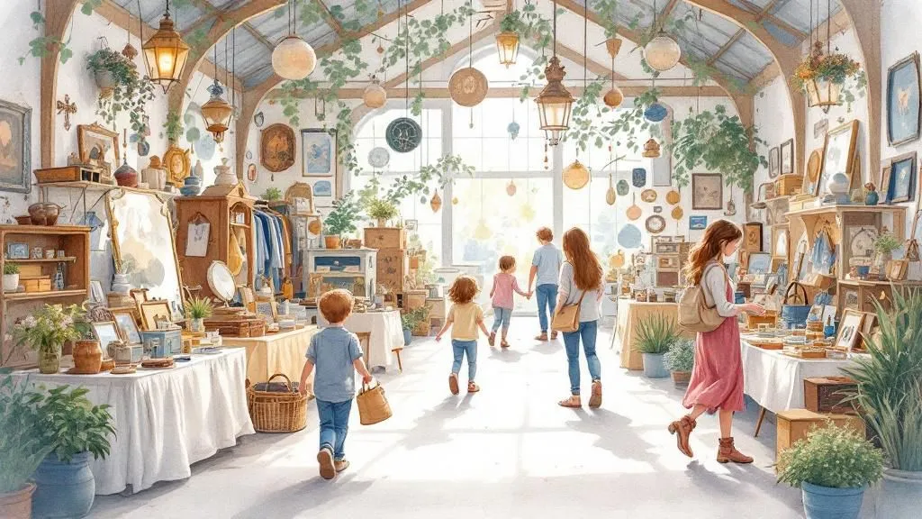 Trödelmarkt im Hürth Park