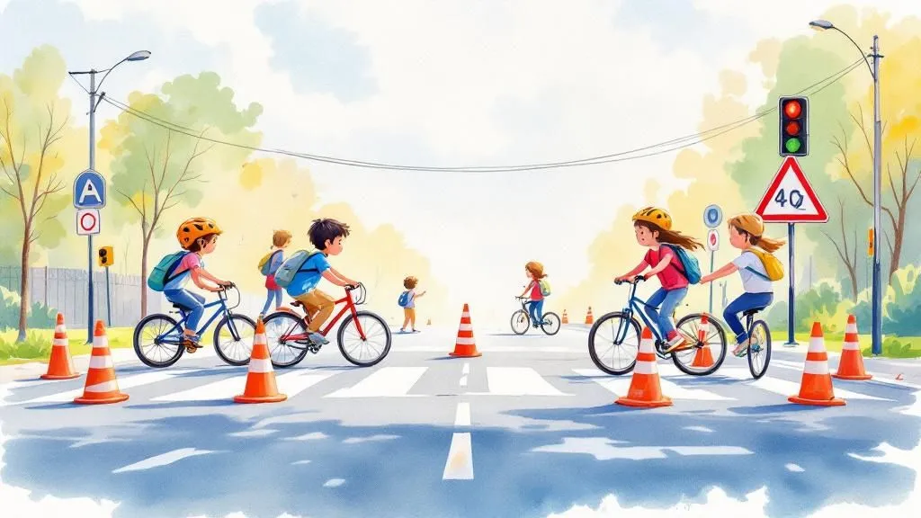 Jugendverkehrsschule Klasse 4