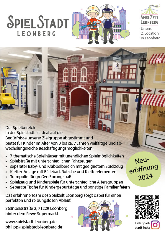 Spielstadt Leonberg - Indoorspielplatz & Café – Bild 1