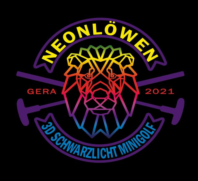 Neonlöwen Gera - Schwarzlicht Minigolf, indoor – Bild 4