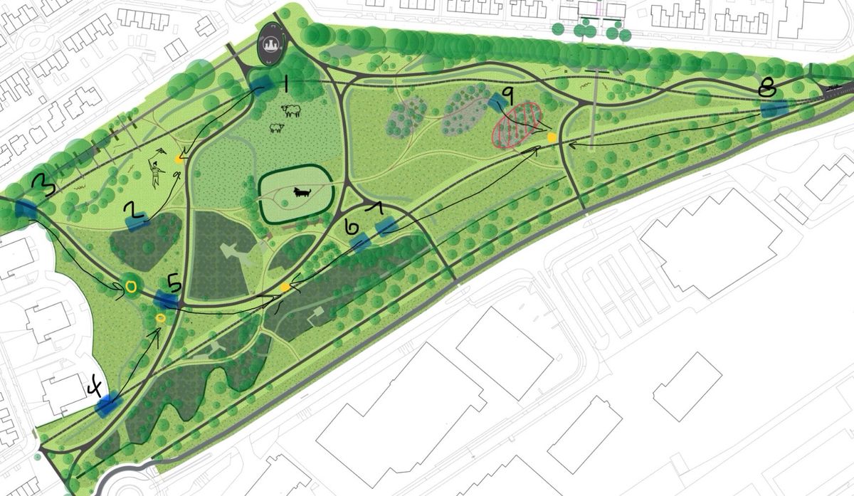 Discgolf Parcours Brückenkopfpark – Bild 4