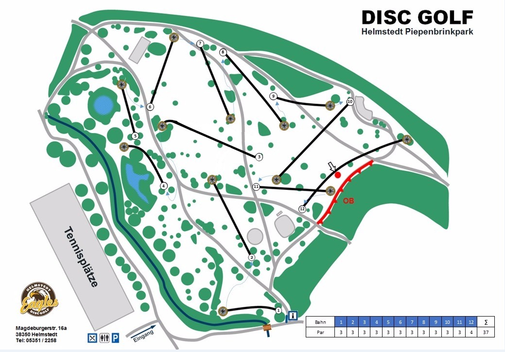 Disc Golf Helmstedt Piepenbrinkpark – Bild 5