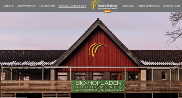 Domäne Fredeburg, Bio- Hofladen, Küche & Café – Bild 5