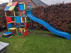 Holzkopf Klettergerüst für Kinder – Bild 4