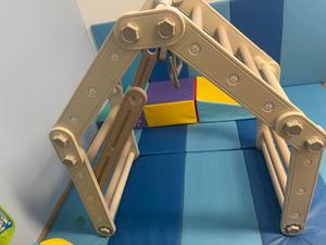 Holzkopf Klettergerüst für Kinder – Bild 5