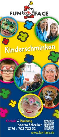 Agentur Fun Face - Kindereventservice - Kinderschminken - Kindergeburtstag- Glitzertattoos - Babybauchbemalung – Bild 2
