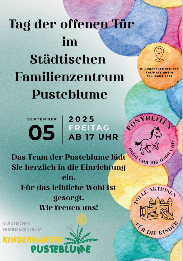 Städt. Tageseinrichtung für Kinder Pusteblume – Bild 2