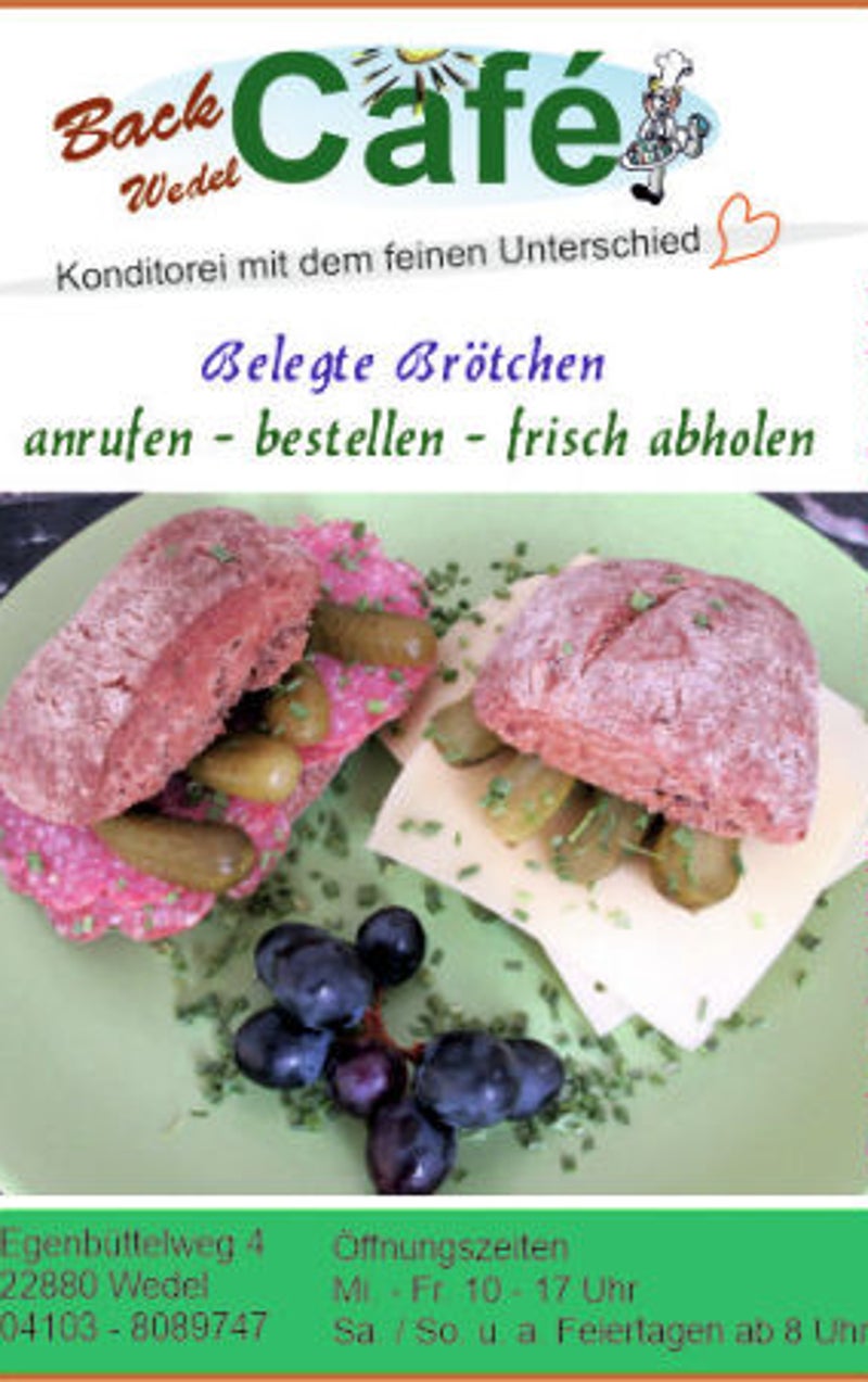 Back-Cafe Wedel **Konditorei mit dem feinen Unterschied. – Bild 4