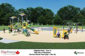 Cornell Rouge Woods Park Playground – Bild 2