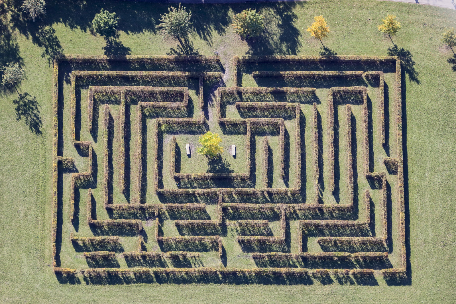 Irrgarten im Kurpark – Bild 1