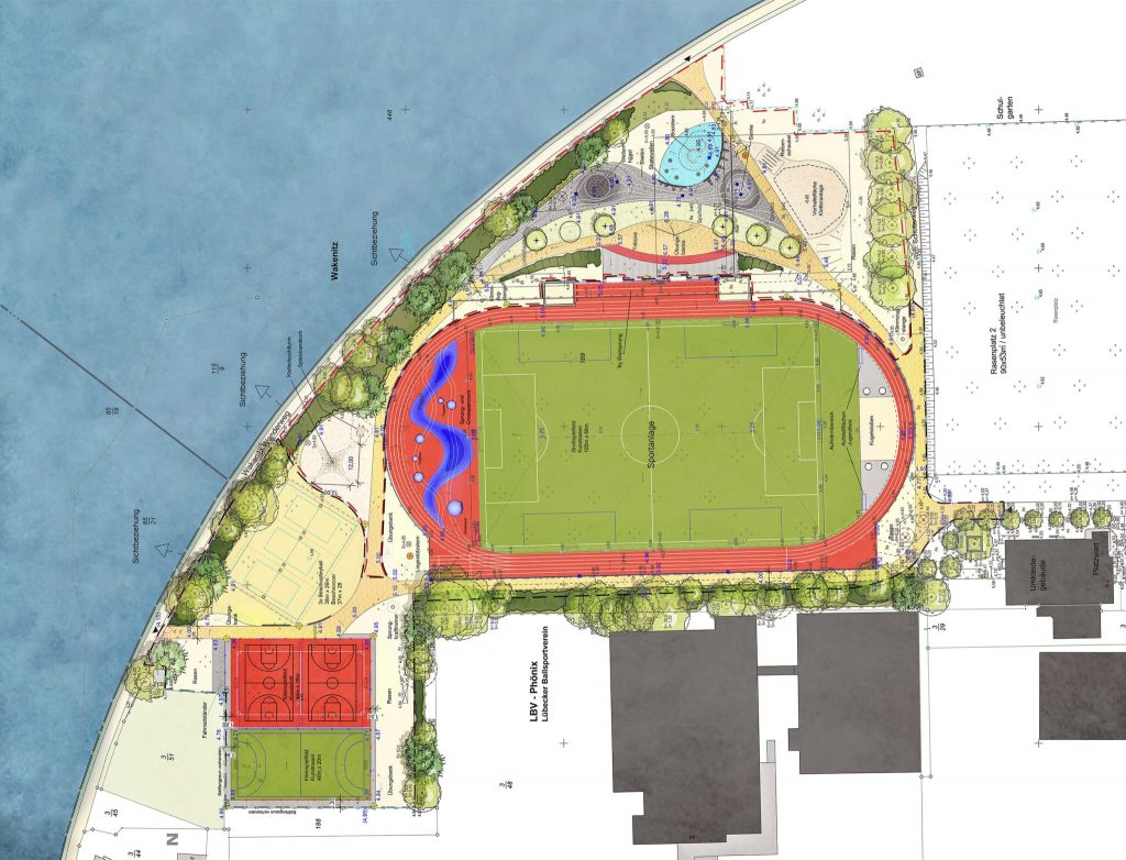 Slackline Anlage Lübeck Sportzentrum Falkenwiese – Bild 6