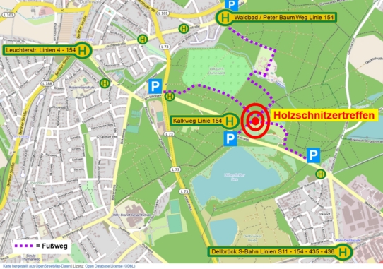 Parkplatz Wildpark Dünnwald – Bild 2