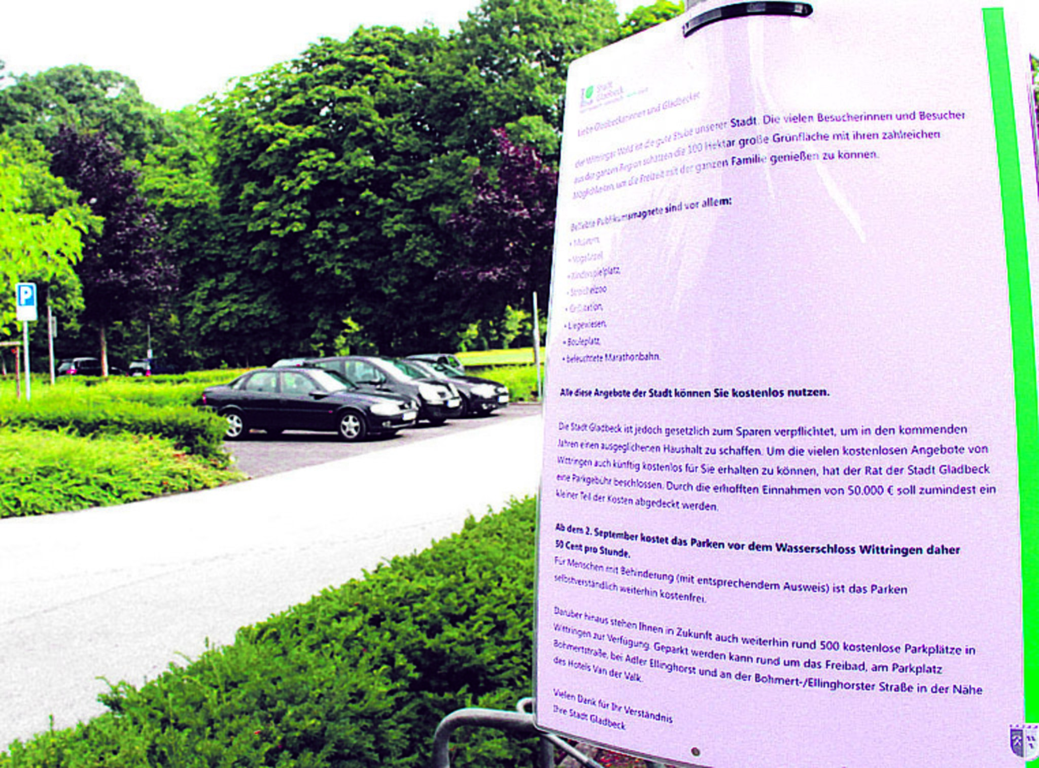 Parkplatz Schloss Wittringen – Bild 6