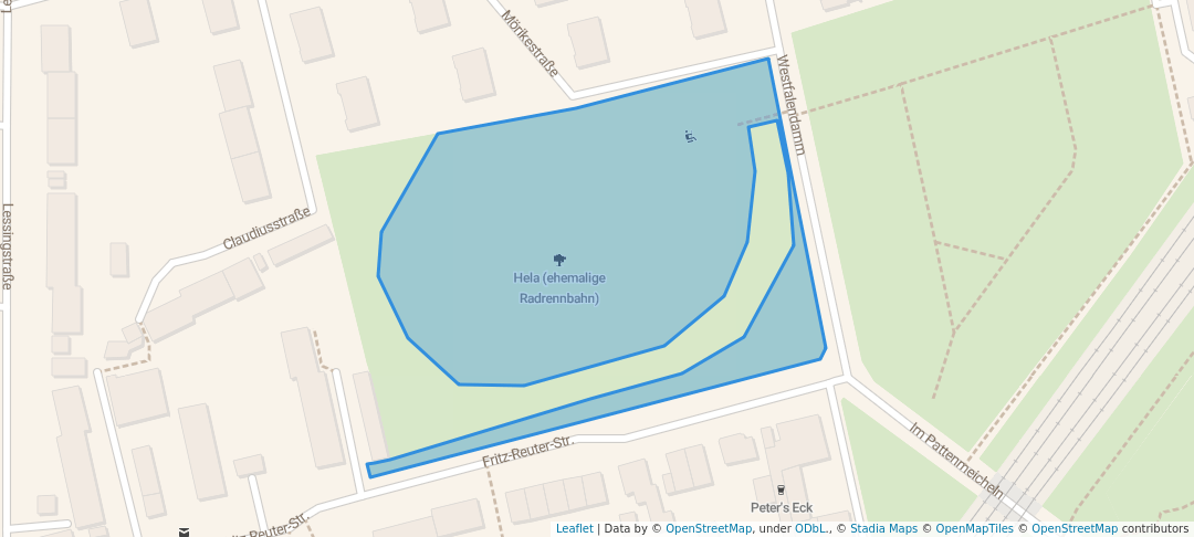 Ehemalige Hela Radrennbahn – Bild 1