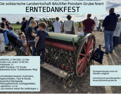 BAUERei Potsdam-Grube e.V., die Solawi für Potsdam – Bild 2