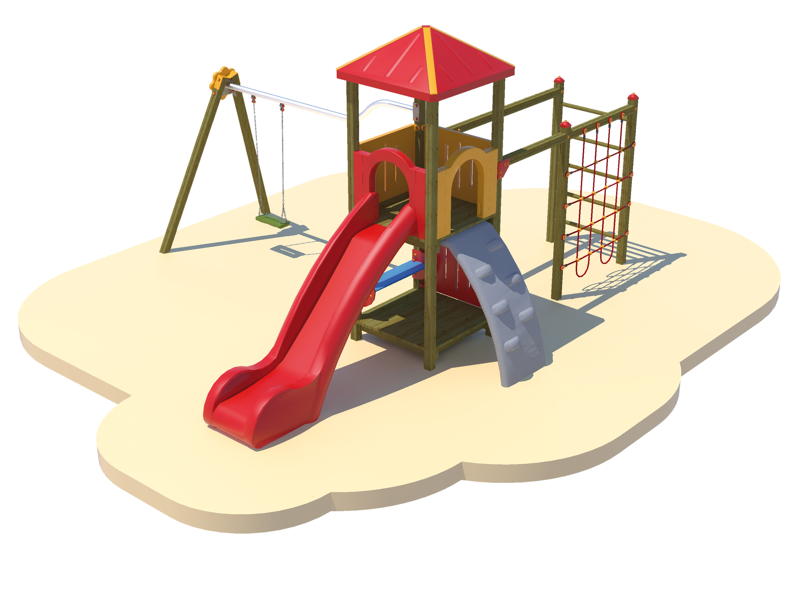 Kleine Rutsche und Schaukel – Bild 2