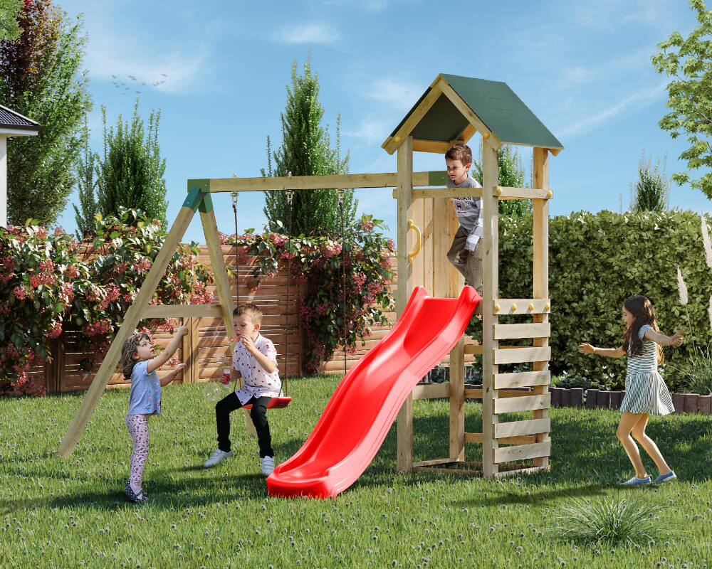 Kleine Rutsche und Schaukel – Bild 4