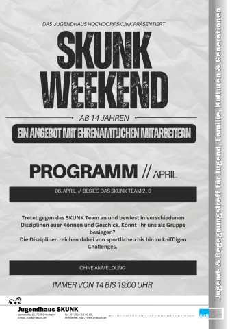 Jugendhaus Hochdorf SKUNK – Bild 3