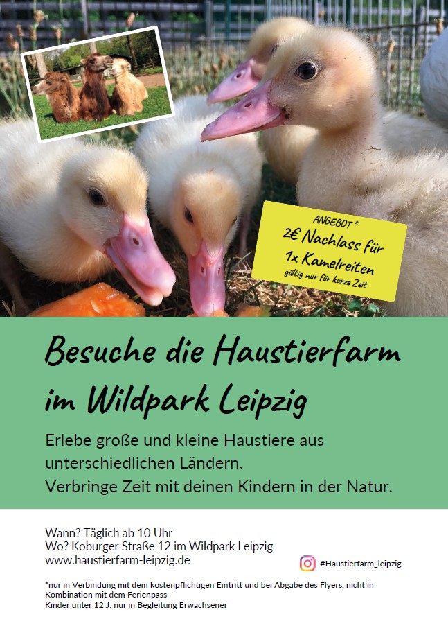 Haustierfarm im Wildpark Leipzig – Bild 1