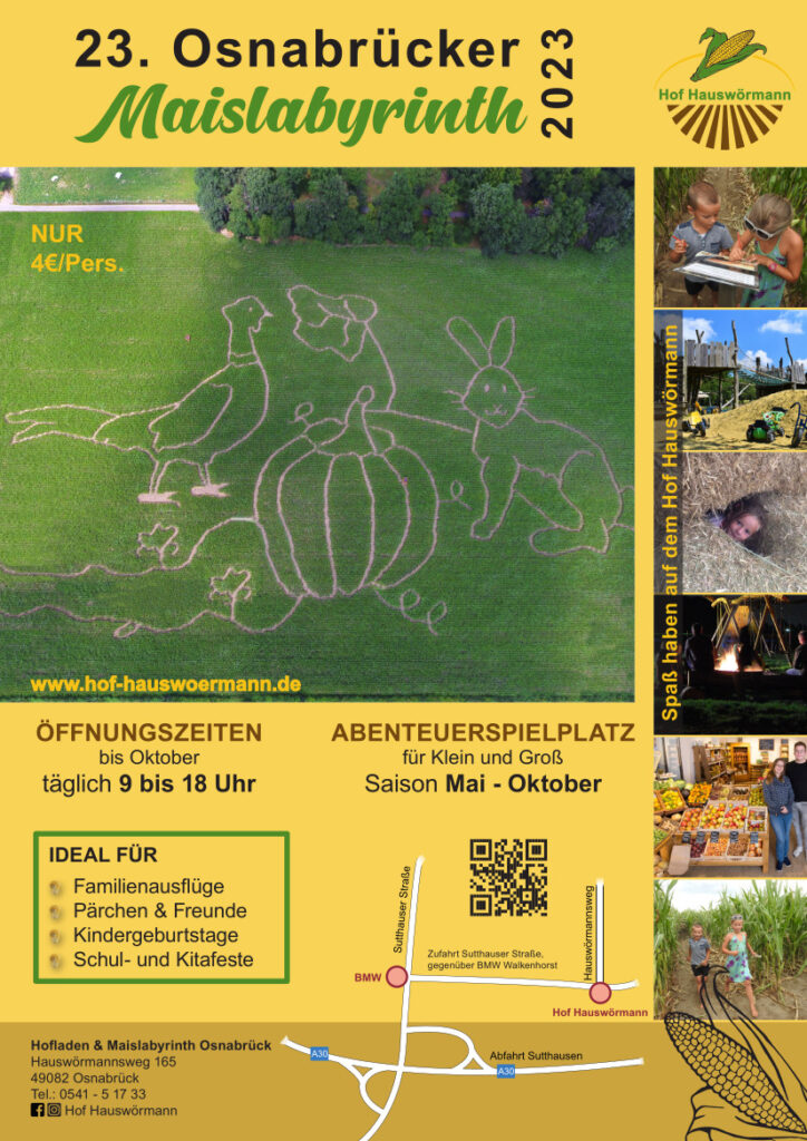 Hof Hauswörmann - Hofladen & Maislabyrinth Osnabrück – Bild 1