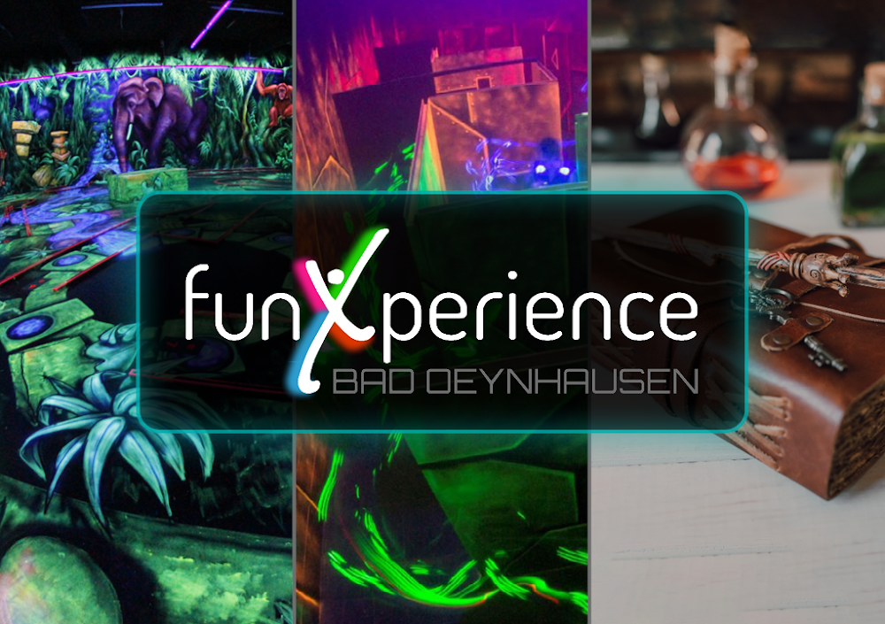 funXperience Bad Oeynhausen | LaserSports, NeonGolf, Mission: Room Escape – Bild 1