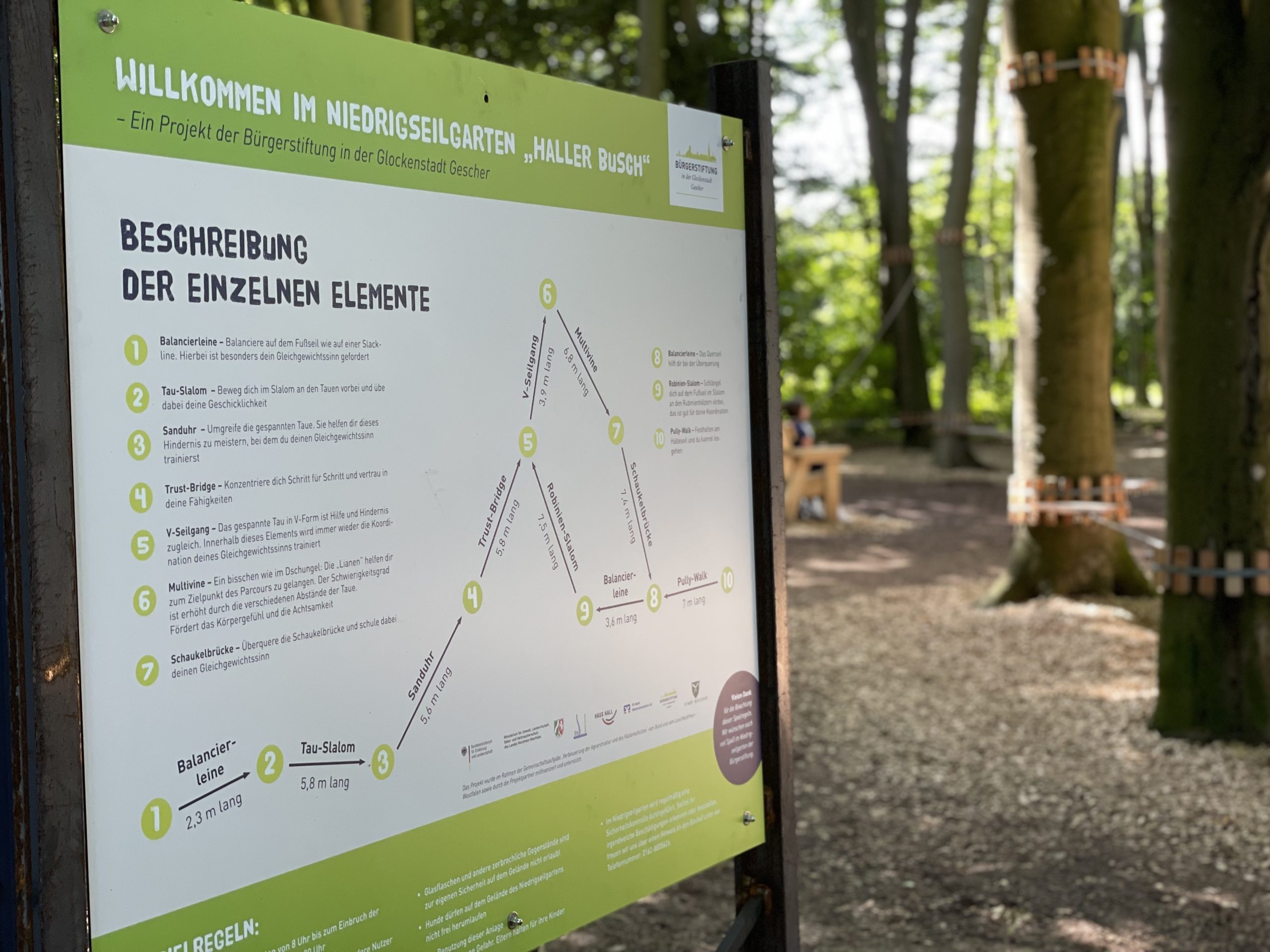 Niedrigseilgarten Gescher – Bild 2