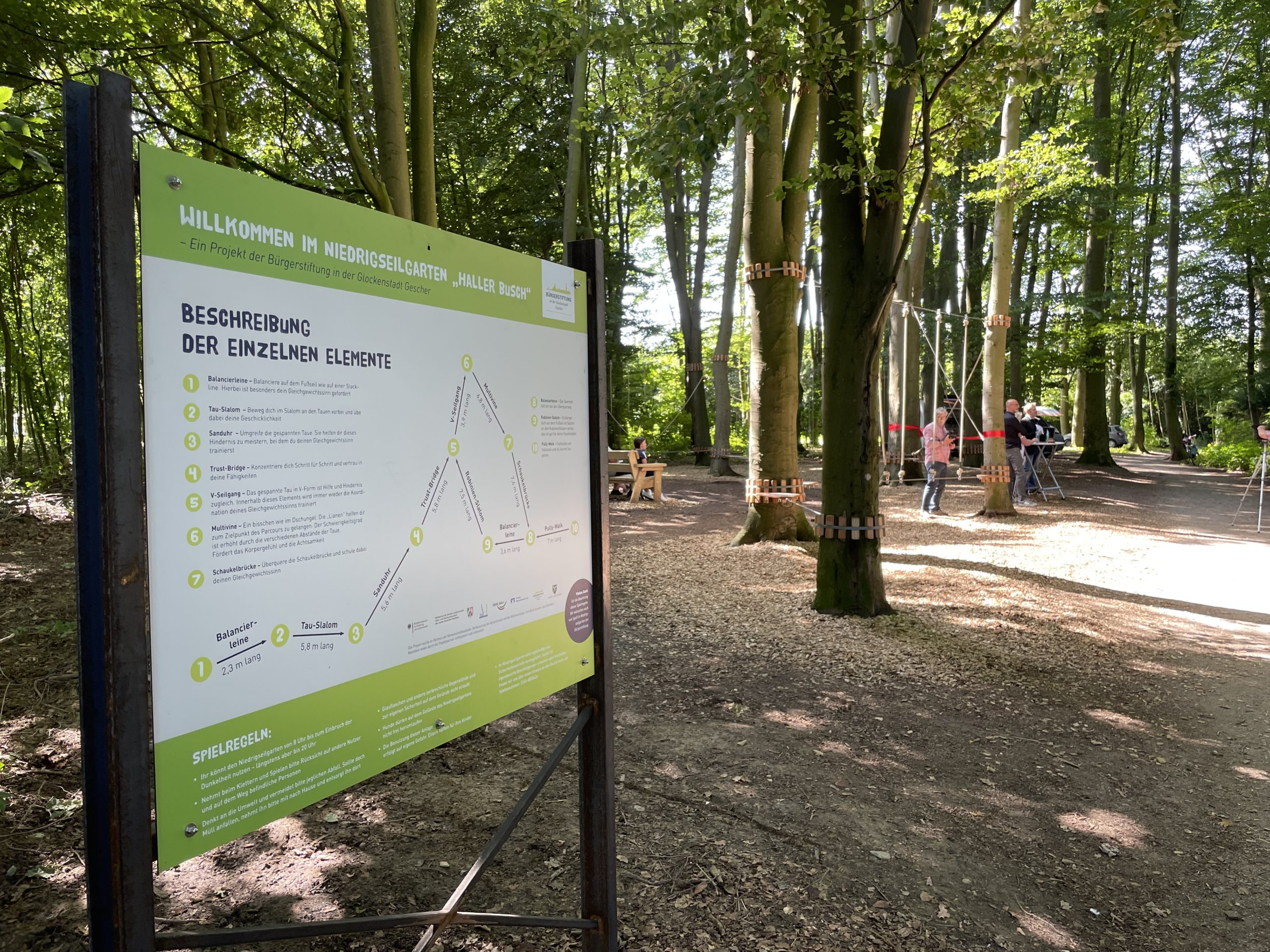 Niedrigseilgarten Gescher – Bild 3