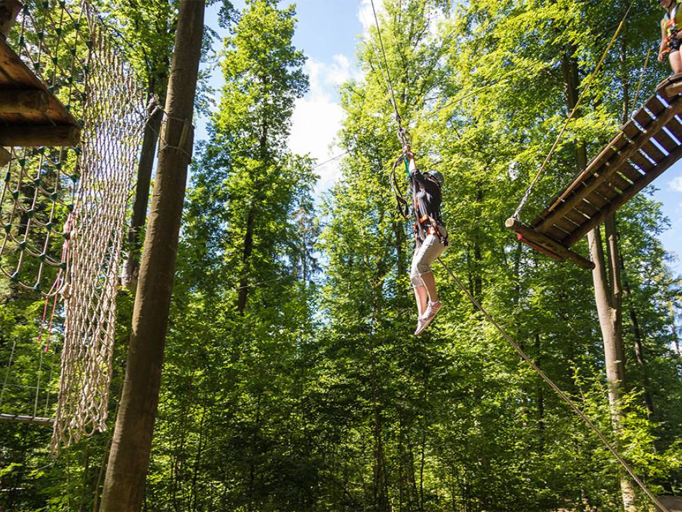 Freizeitpark Rutesheim Waldhochseilgarten – Bild 1