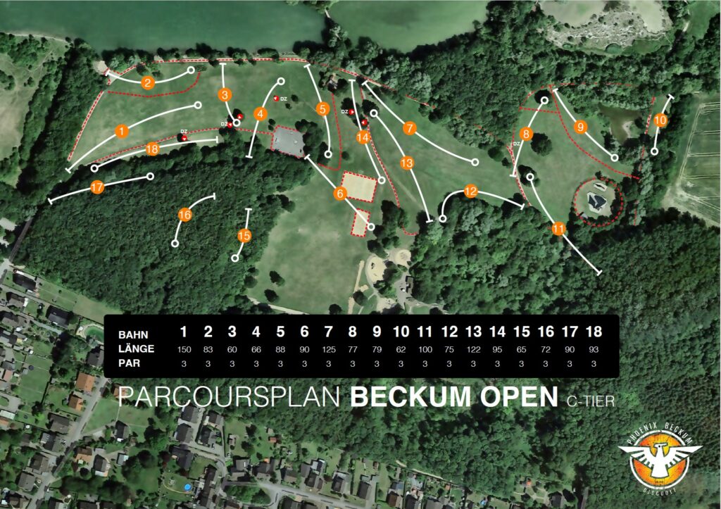 Phoenix Beckum Disc Golf Parcours – Bild 5