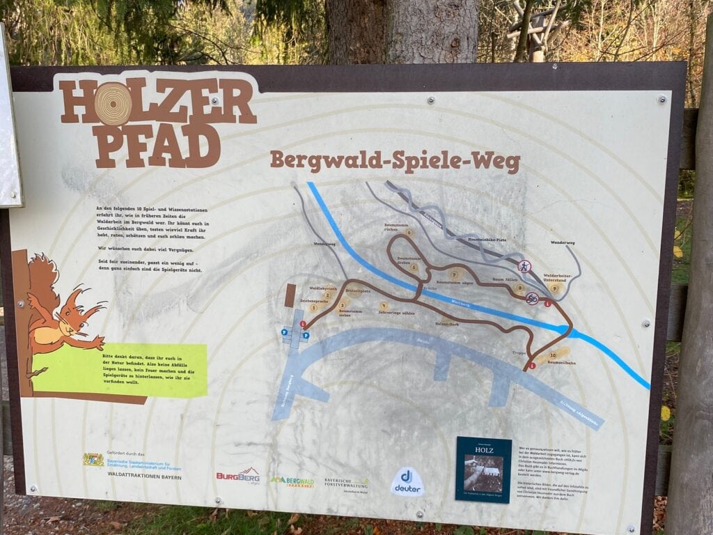 Bergwald-Spiele-Weg Holzerpfad – Bild 1