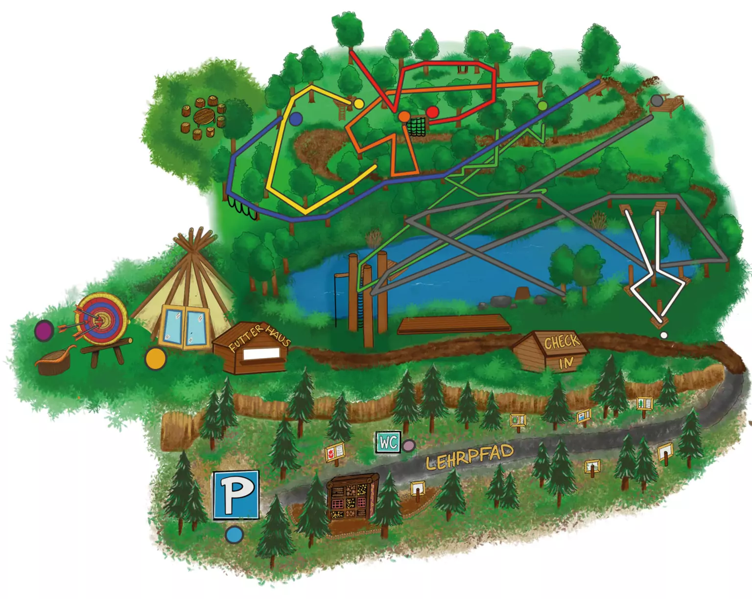 Kletterwald Schwaan - Der Erlebniswald in MV – Bild 3