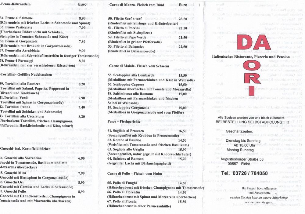 DA ORI Restaurant und Pension – Bild 2