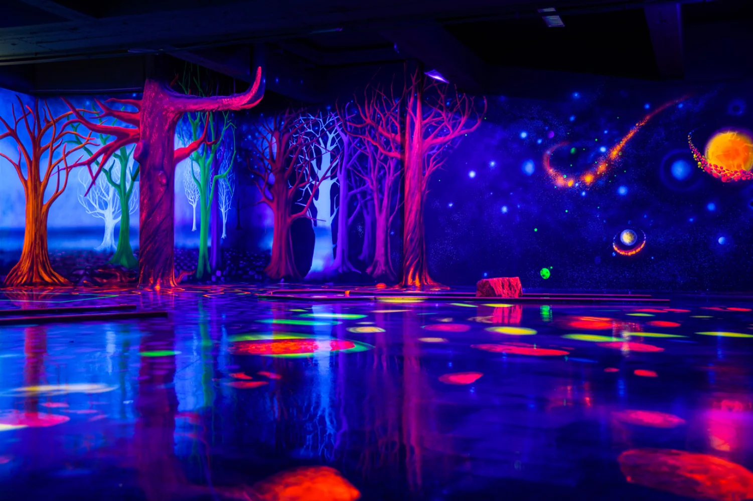 Schwarzlicht Semester Minigolf Essen – Bild 5