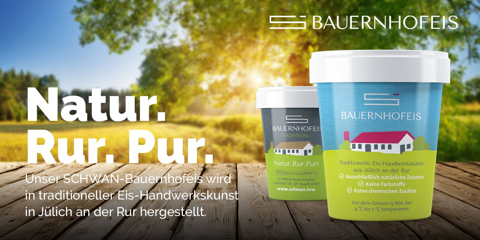 Schwan Bauernhofeis Produktion – Bild 2