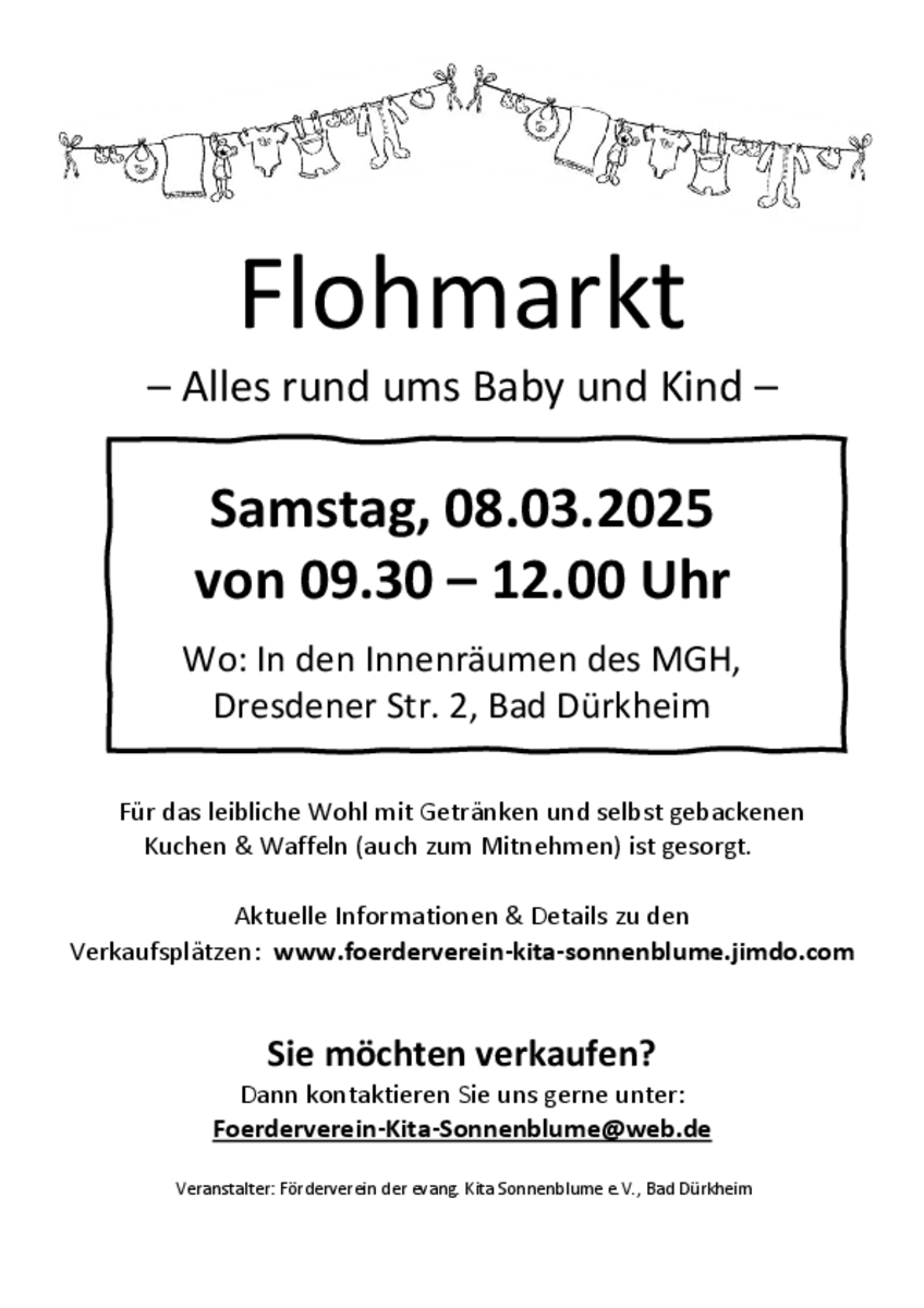 Flohmarkt des Kinderschutzbundes Bad Dürkheim – Bild 5