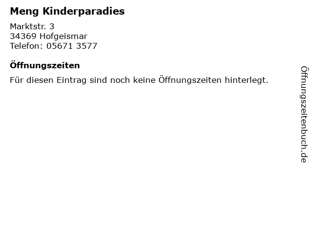 Kinderparadies Meng – Bild 1