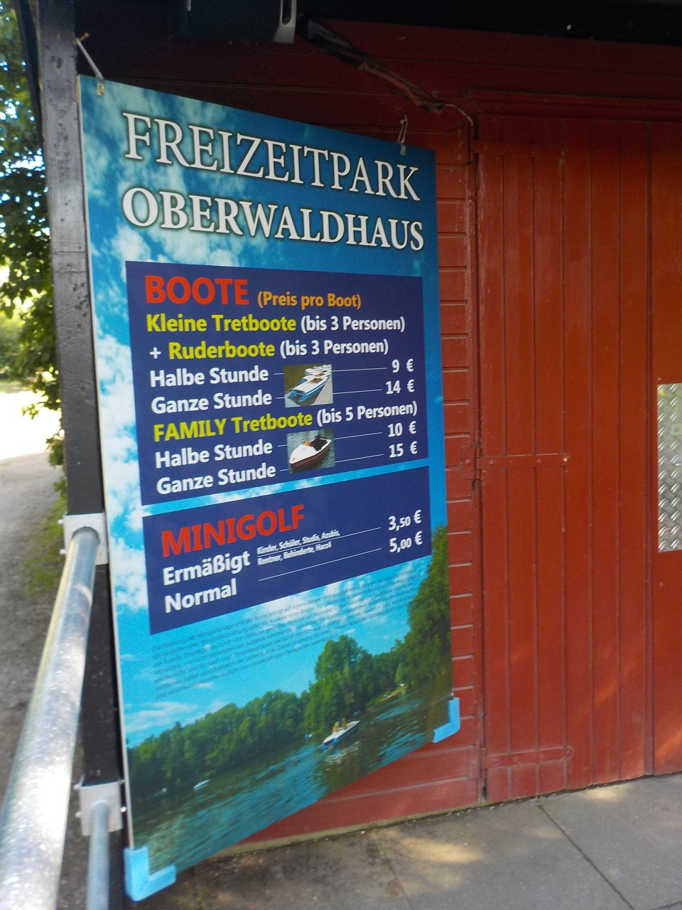 Bootsverleih & Minigolf am Oberwaldhaus Darmstadt – Bild 5