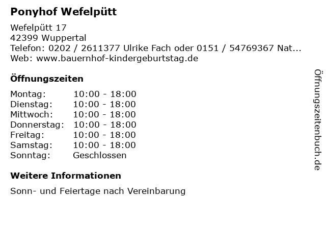 Ponyhof Wefelpütt – Bild 2