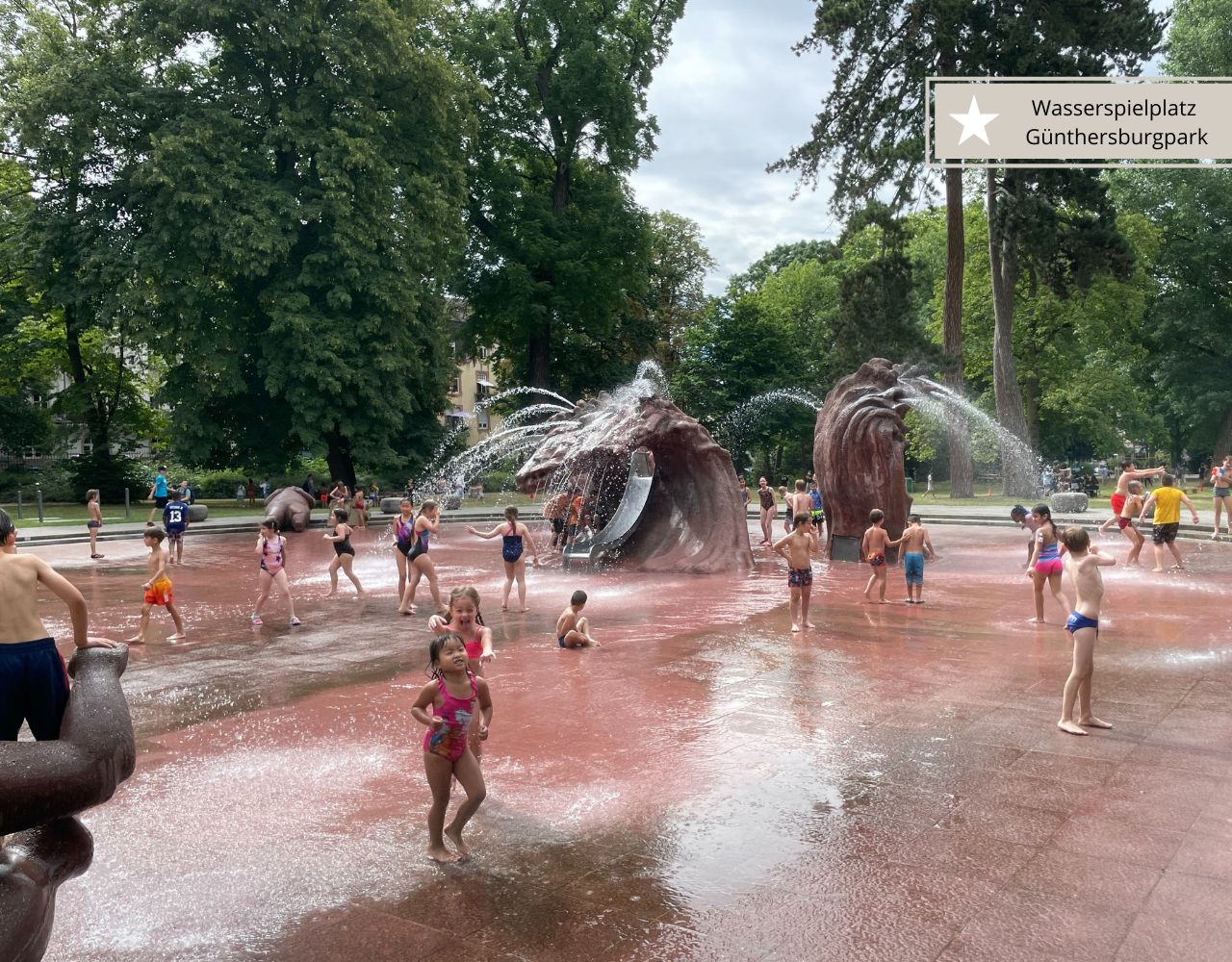 Wasserspielanlage im Günthersburgpark – Bild 1