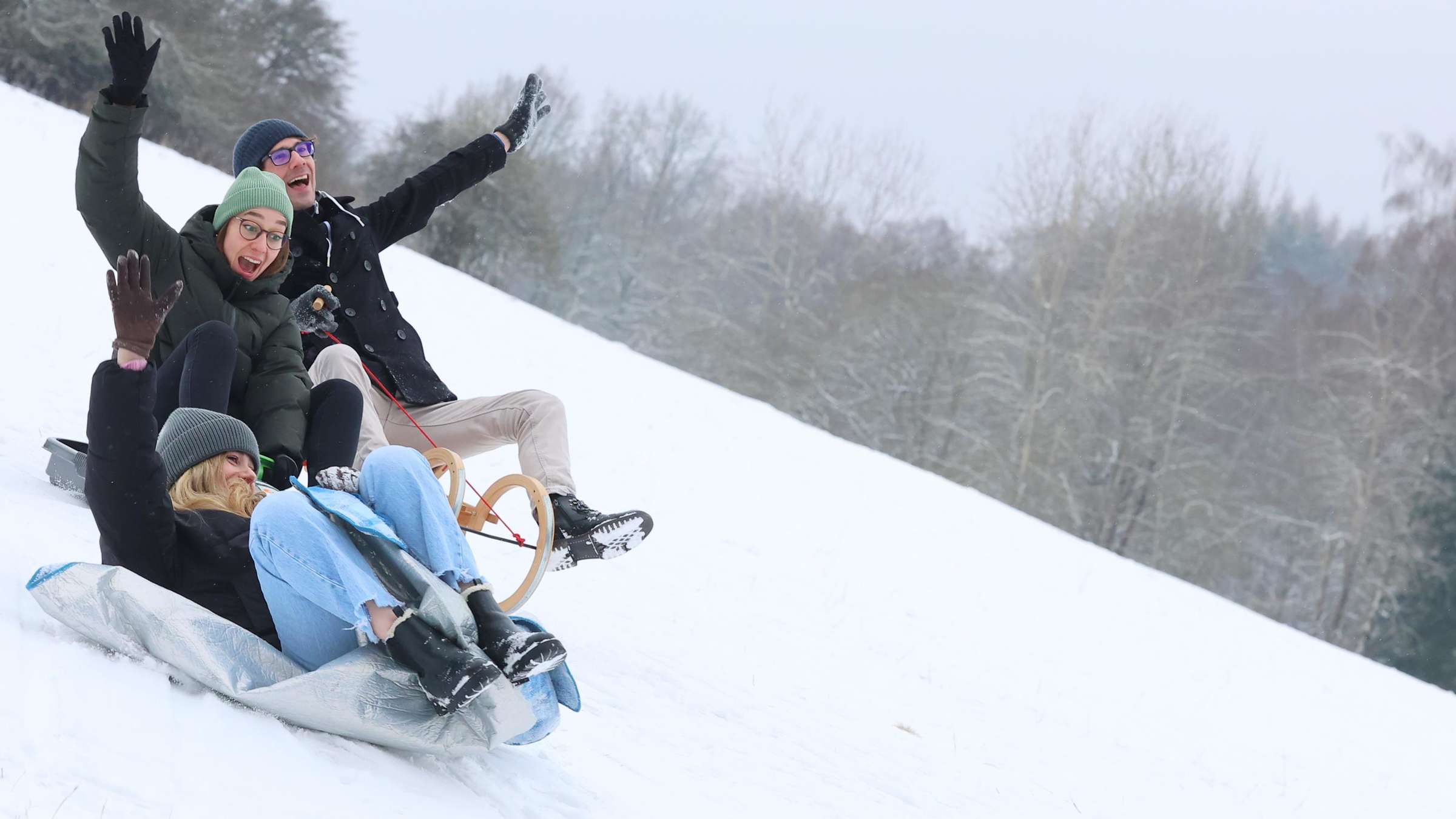 Rodelberg mit drei Rutschen – Bild 3