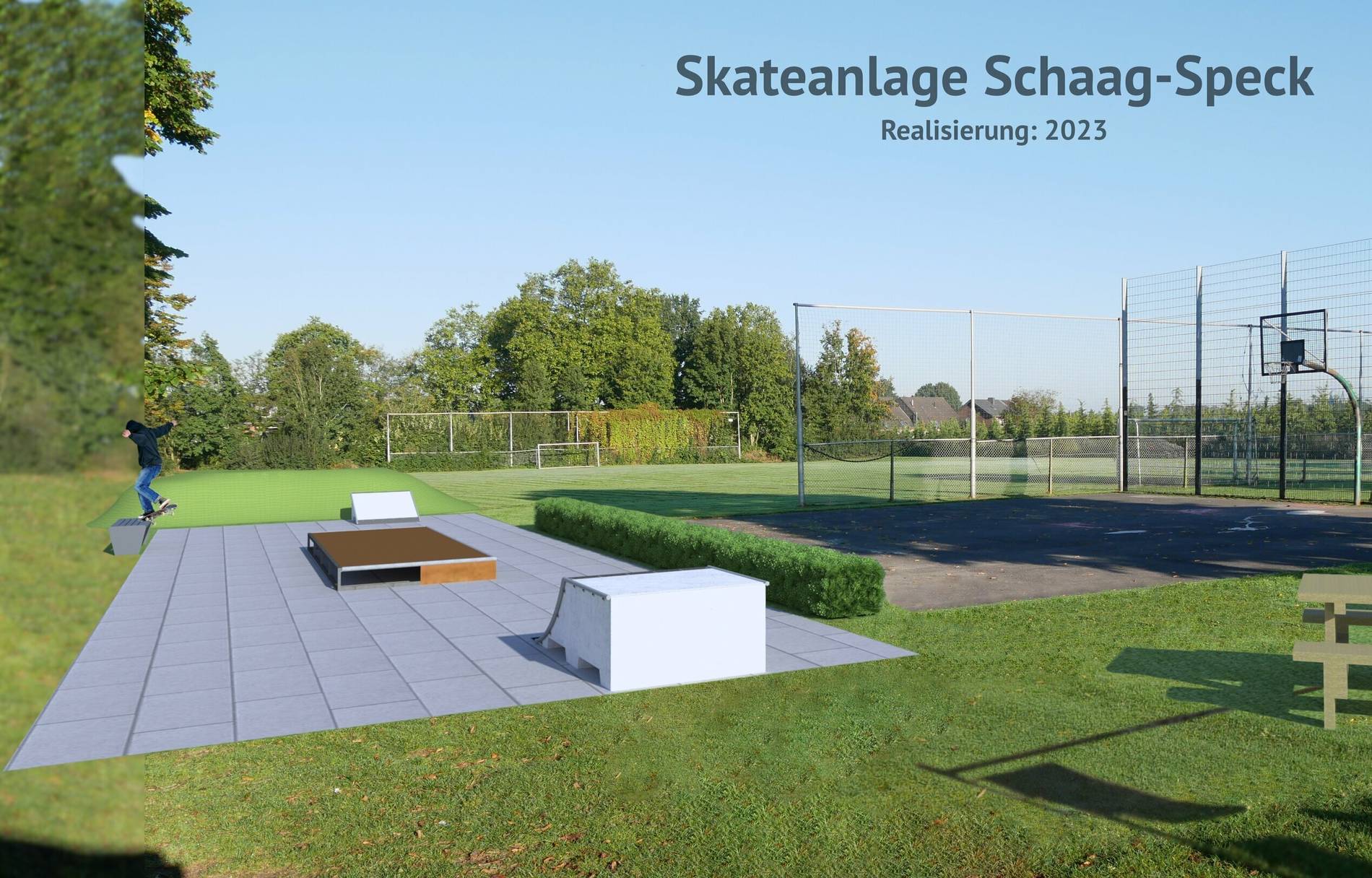 Bolz- und Basketballplatz Speck – Bild 1