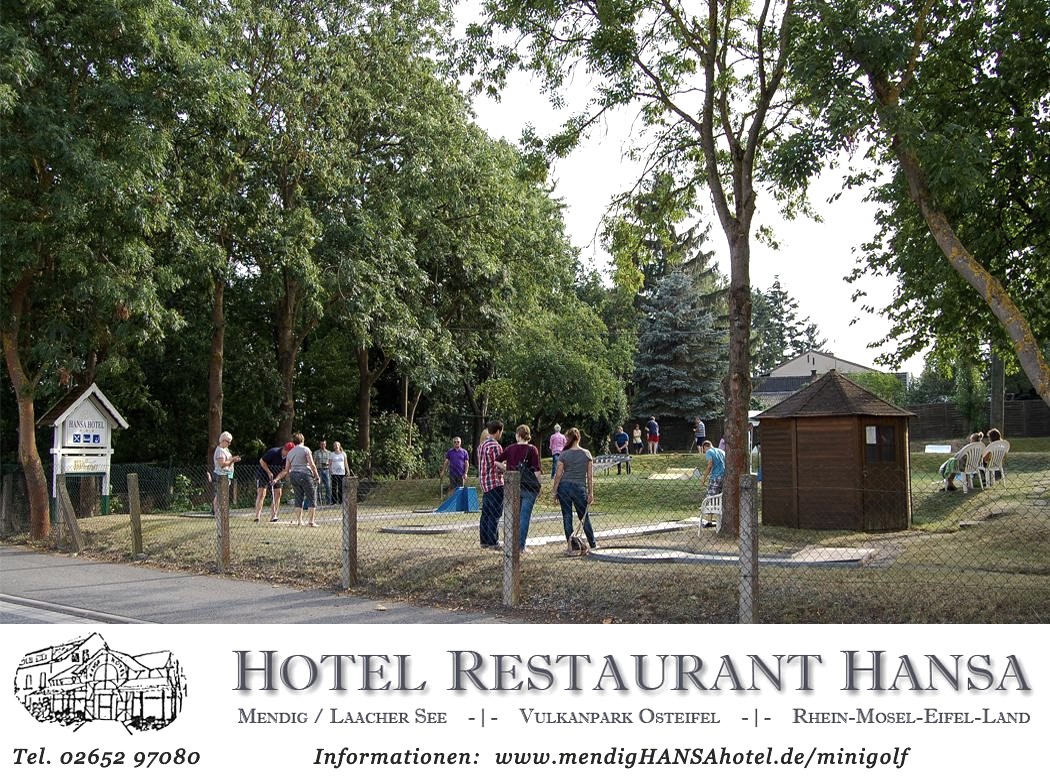 Minigolfplatz Mendig @ HANSA Hotel – Bild 3